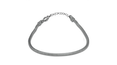 Collar de acero para abalorios contenedores de cenizas tipo Pandora.