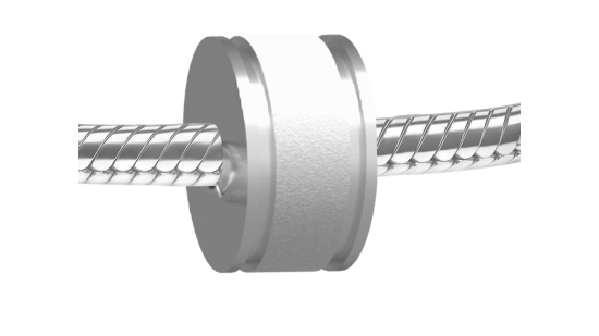 Abalorios de acero contenedores de cenizas, para collar o pulsera tipo Pandora.